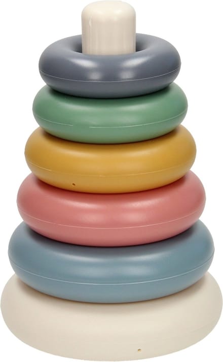 Cavallino Toys Stacking rings Pastel colors 7 pcs.