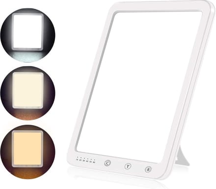 White-label® Daglichtlamp - Lichttherapie Lamp - Bureaulamp Led - Wit