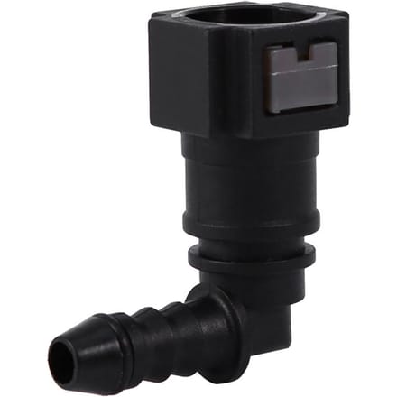 Brandstofslang Snelkoppeling Connector Motorfiets Slangkoppeling Binnendiameter 6mm Elleboog black