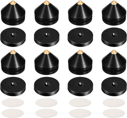 Luidspreker Spikes - Speaker Pootjes - Hifi Geluid - Vergulde Afwerking - 22 mm Hoogte - Goudkleurig