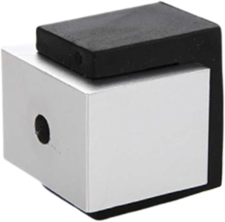 Deurstopper - Muurstopper - Kastdeuren Beveiligen - Antislip Ontwerp - 3x2.7cm - Chroom