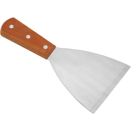Roestvrij Staal Anti-aanbak Hittebestendig BBQ Grill Biefstuk Spatel Keerijzer Kookgereedschap white
