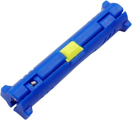 Draadstripper Pen - Kabel Stripper - Snel Kabels Strippen - Draagbaar Ontwerp - 9.8 cm Lengte - Blauw