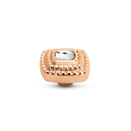 Melano Vivid Maze CZ steentje Crystal Rosé | 10 mm