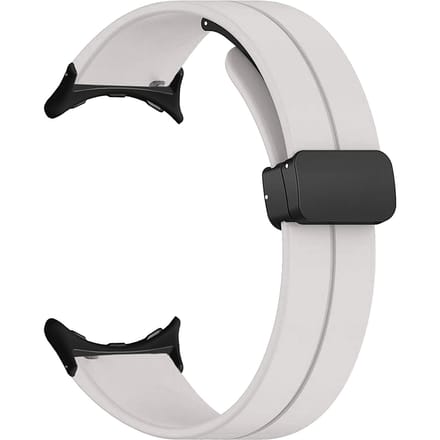 Siliconen Horlogebanden Zacht Elastisch Smartwatch Band met Magnetische Vouwsluiting voor Google Pixel