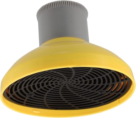 Haardroger Diffuser - Föhn Opzetstuk - Krullen Stijlen - Universele Interface - 15 x 15 x 11.5 cm - Geel