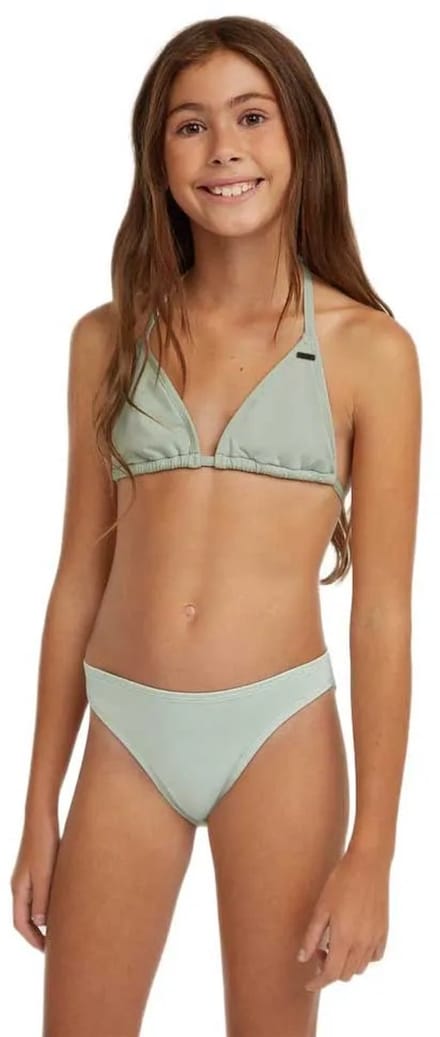 O´neill Essentials Triangle Bikini Groen 5-6 Years Meisje