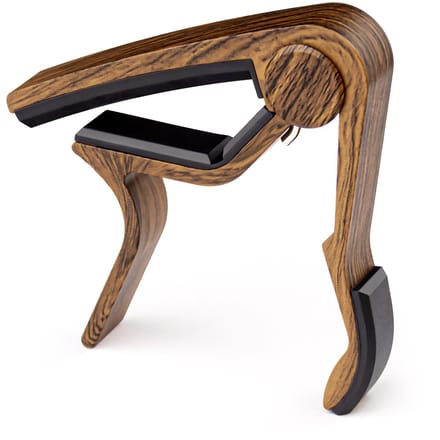 Gitaar Capo Deluxe – voor gitaren met stalen snaren – hout