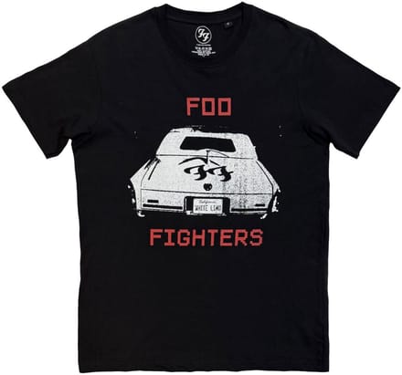 Foo Fighters - White Limo Heren Tshirt - M - Zwart
