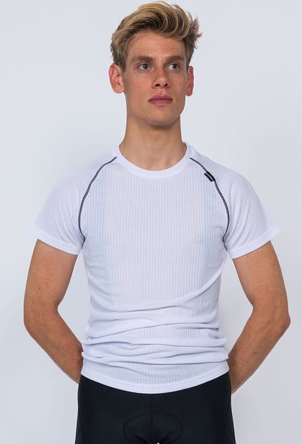 21Virages Zweethemd Mattia korte mouwen unisex wit-L