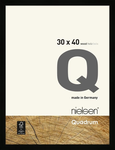 Nielsen Quadrum Houten Wissellijst Black 30x40cm