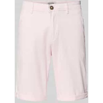 straight fit short met steekzakken model 'Bowie'
