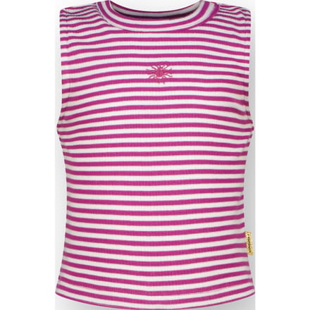 Vingino Girls Basic-crop Rib Top Stripe Top Aster Pink Taglia: 10 | Camicie Outlet | kids | Rosa