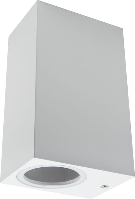 Buitenlamp IP44 - Wandlamp Buiten - buitenverlichting GU10 - Moderne lamp vierkant - Wit