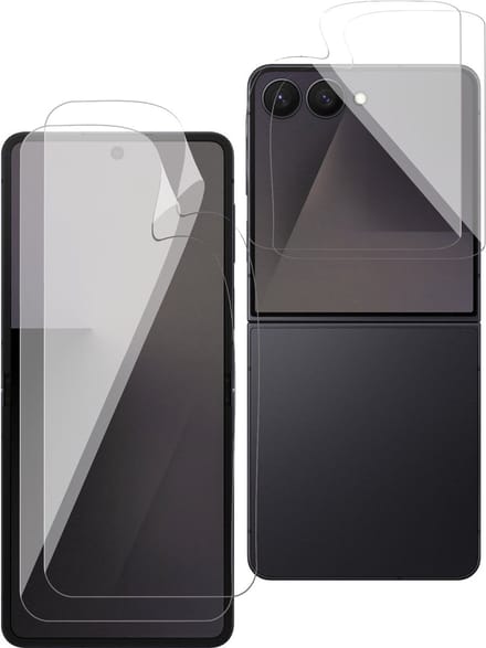 Screenprotector geschikt voor Samsung Galaxy Z Flip 7 - 2x FlexGuard Screen Protector