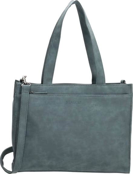 Beagles Albequerque Hand & Schoudertas Shopper - Tote Bag - Dames Tas - Jeansblauw