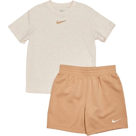 Nike Essentials Jersey Trainingspakken Peuter - Wit - Maat 110 - 116 CM - Katoen Jersey
