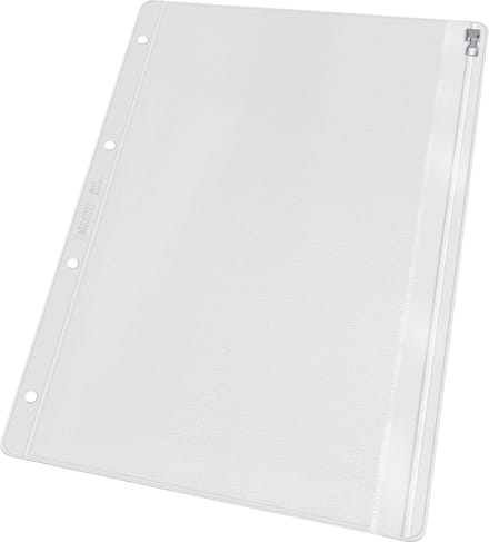 Leitz Premium Showtas A4 PVC - met Schuifsluiting - Accessoiremap - 4-gaats - 25 Stuks - Transparant