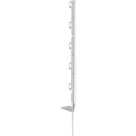 Enkele spade pvc afrasteringspaal Kerbl Eco (x5)