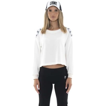 Sweaters Leone 1947 Woman Crewneck Black White