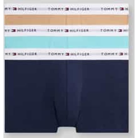 regular fit trunks van katoenmix in set van 3