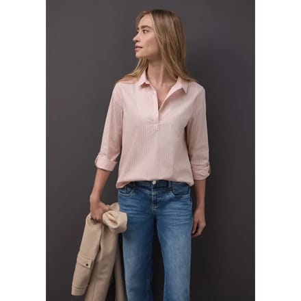 Gestreepte zakelijke blouse