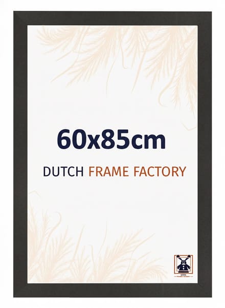Fotolijst 60x85 cm - MDF - Zwart Mat - Benno