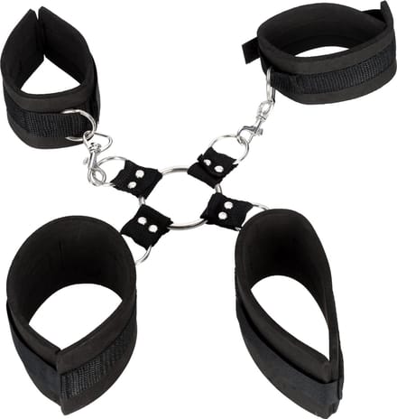 Pipedream Fetish Fantasy Boeien Extreme Hog-Tie Kit zwart
