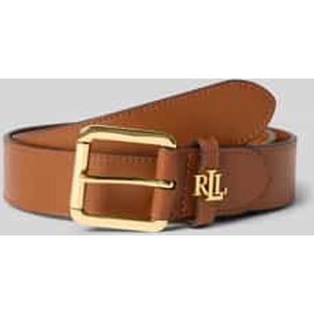 Riem van echt rundleer met logodetail