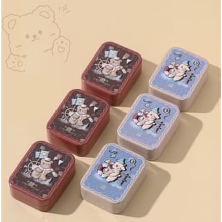 YIGU DIGU - Sailing Series Retro Metal Box Blusher - 6 Colours D02# - 3g