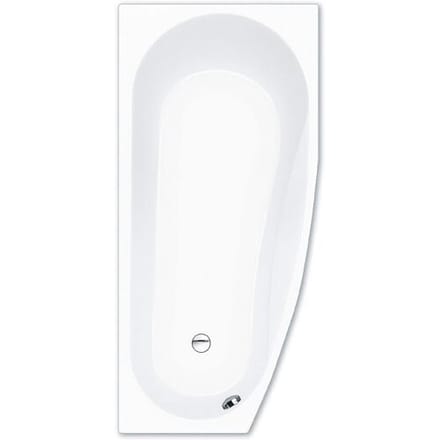 Repabad Kampen space-saving bathtub 170 x 75 cm, version left 05510WE