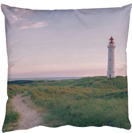 Sierkussens - Kussentjes Woonkamer - 40x40 cm - Vuurtoren - Duinlandschap - Zee