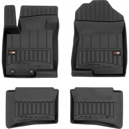 Frogum Proline - Automatten - HYUNDAI BAYON vanaf 2021 - 3D Design - Hoge Rand - Antislip