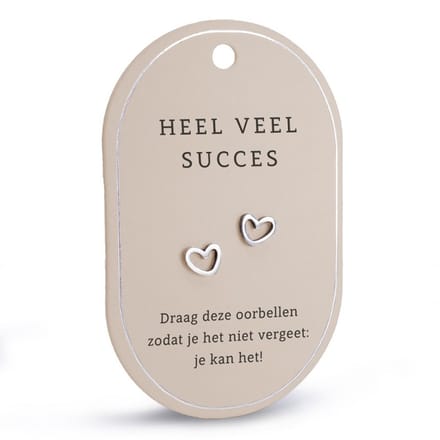 Oorbellen - Heel veel Succes
