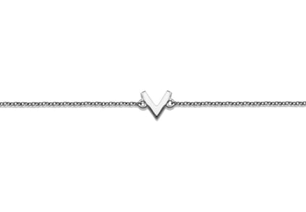 Armband met V teken Zilver XB004S