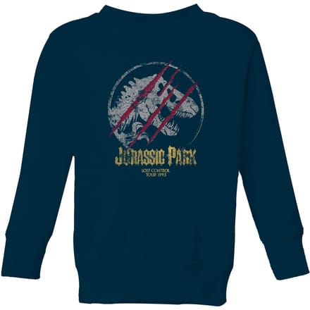 Jurassic Park Lost Control Kids' Sweatshirt - Navy - 122/128 (7-8 jaar)