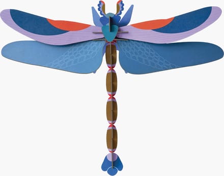 Studio ROOF | 3D Wanddecoratie | Blue Dragonfly