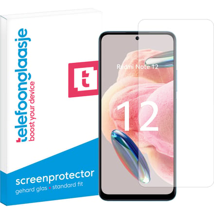 Xiaomi Redmi Note 12 4G screenprotector gehard glas