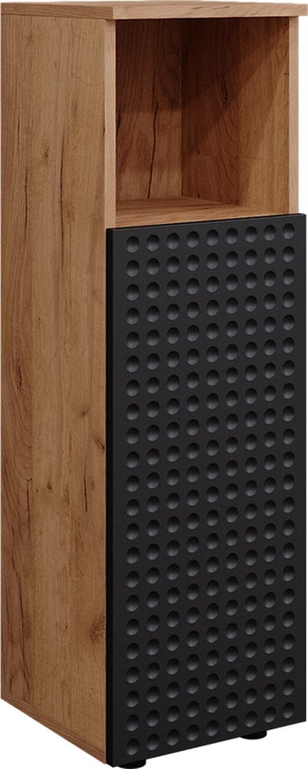 Vicco Irma Midikast – 30 x 95 cm Gestippeld antraciet