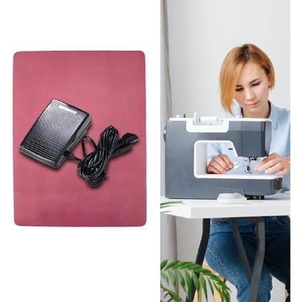 Naaimachine Pedaalmat Antislip Dempen Geluid Rubber Naaimachine Pedaalpad Accessoire 9.1 X roze