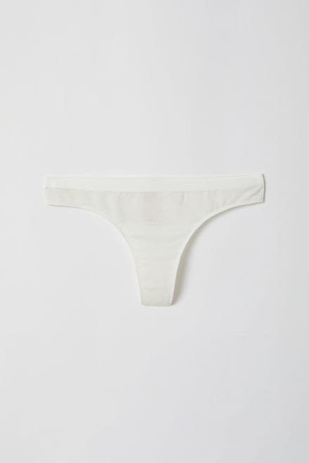 Woody - Ondergoed dames - String - Ivoor - S