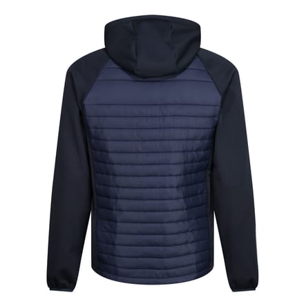 Regatta Heren Navigate Quilted Hybride Jas (Marine/Seal Grijs)