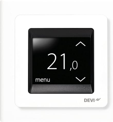 Thermostaat voor kamer- en vloerverwarming met temperatuurregeling