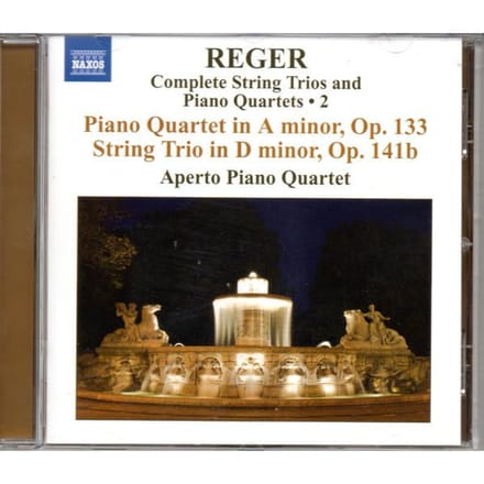 Aperto Piano Quartet - Reger: String Trios & Piano Quartets Volume 2 (CD)
