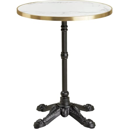 House Nordic Bistrotafel - Rond Marmerlook - Ø60x74cm