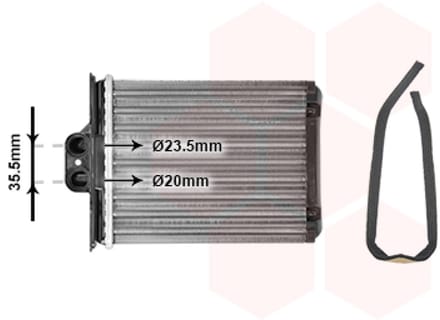 Van Wezel - KACHEL RADIATEUR VOOR OPEL VECTRA B 1995-1998 02724982