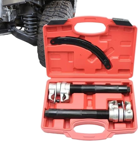 Veercompressor Schokdempers - Veerpoot Gereedschap - Auto Onderhoud - Modulaire Constructie - 30 x 22 x 7 cm - Niet gespecificeerd