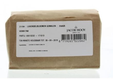 Jacob Hooy Lavendel gemalen 250 Gram