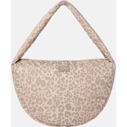 Studio Noos puffy cross body bag beige leopard
