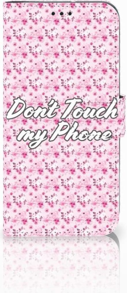 Motorola Moto G7 | G7 Plus Portemonnee Hoesje Flowers Pink DTMP